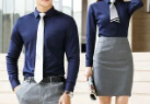 企業辦公樓人員工作服都會選擇西裝襯衫呢？